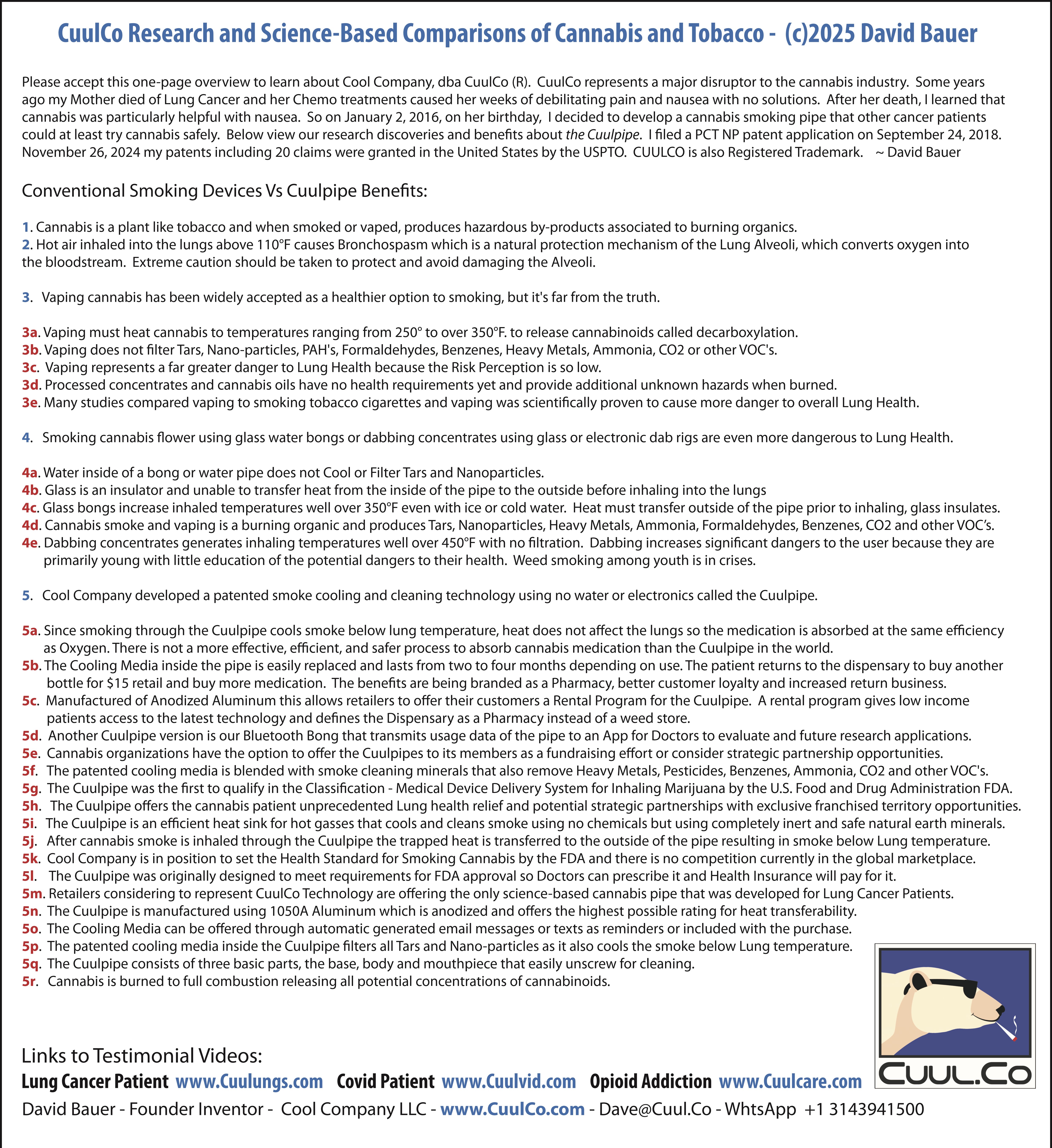 CuulCo Research Comparisons